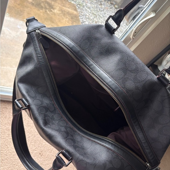Black Leather Men's Bag - Picture 7 of 7